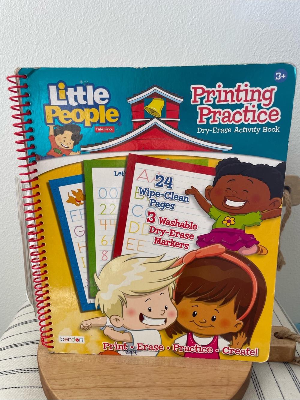 SALE! 50% Off Little People Printing Practice Dry Erase Activity Book Ages 3+